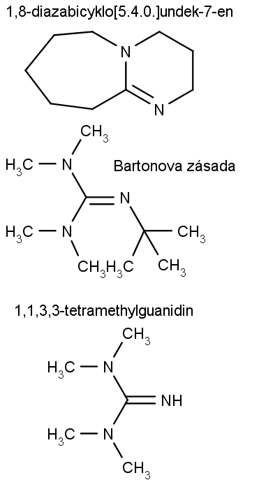 struktury použitých aminů