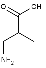 struktura 3-aminoisomáselné kyseliny