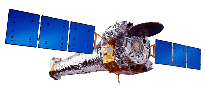 Družice Chandra určené ke pozorování vesmíru v rentgenovém spektru (obr NASA)