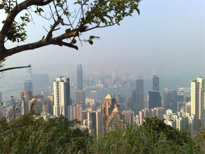 Hong Kong, jedno z důležitých měst v deltě Perlové řeky