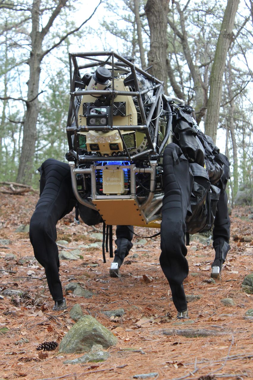 vojenský robot LS3 (foto DARPA)