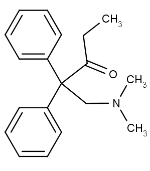 struktura methadonu