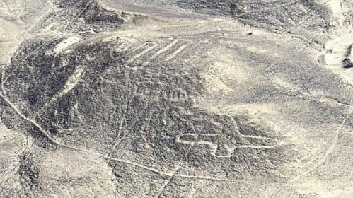 Nově odhalené obrazce na planině Nazca, foto  Elcomercio