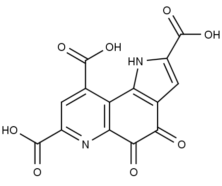 struktura pyrrolochinolinchinonu