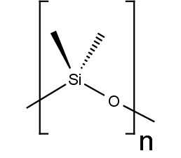 struktura polydimethylsiloxanu