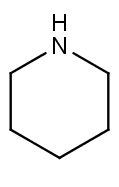 struktura piperidinu