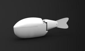 Porfiri a Marrasova robotická ryba (obr. Polytechnic Institute of New York University).