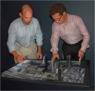holografické město - taktický stůl podle DARPA.
