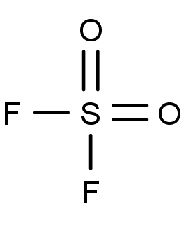 struktura fluoridu sulfurylu
