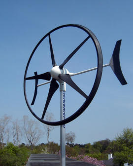 Tichá větrná turbina (foto Cascade Engineering)